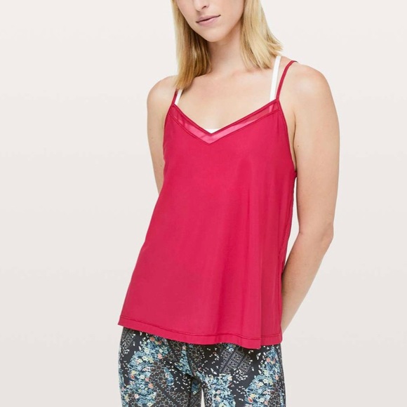 Lululemon Final Count Tank Ruby Red Size 6 - Picture 2 of 10